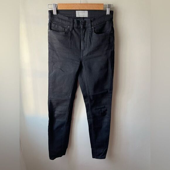 EVERLANE High Rise Skinny Jeans Black 25 - Picture 2 of 12